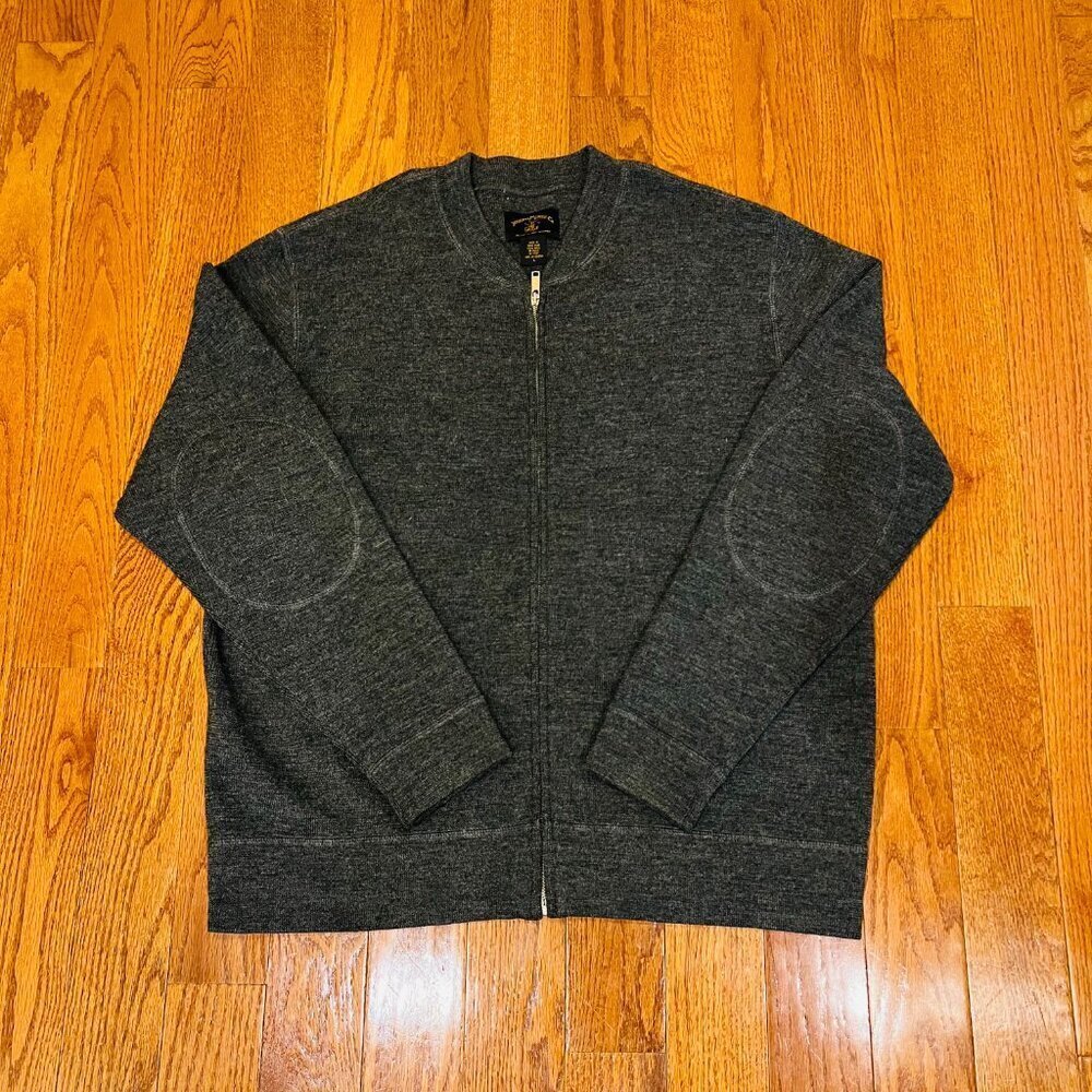 VINTAGE JOSEPH MORSE CO. SHOOT / HUNTING SWEATER JACKET SZ L 1930s STYLE